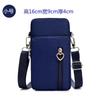Bolsa Feminina Fashion 2026 com Três Zíperes, Bolsa Transversal, Porta-Moedas de 1 Yuan, Nova Bolsa Celular Tendência, Porta-Chaves