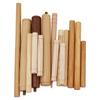 Venta al por mayor de productos de madera del fabricante, Varillas redondas, Varias especificaciones, Procesamiento, Taladrado, Ranurado, Tiras de madera, Varillas de bambú redondas, Madera de haya