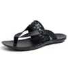 Pantuflas para Hombre Transfronterizas Talla Grande Chanclas Sandalias de Tira Casual Antideslizantes Zapatos de Suela Suave para Hombre Dropshipping