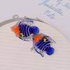 Lote de cuentas de peces tropicales de aguas profundas pintadas a mano en tres dimensiones, para hacer tú mismo, joyería hecha a mano, pulsera, collar, accesorios con cuentas