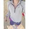 Outono 2026 Nova Marca Tendência Esportes de Escalada Malha Waffle Unissex Oversized Solta Casual Manga Longa Camiseta