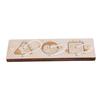 Tablero de Actividades para Bebé Accesorios DIY Engranaje Reloj de Madera Tablero de Combinación de Encaje Material de Jardín de Infancia Accesorios de Madera