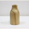 Vaso de Madeira Maciça Simples para Arranjo de Flores Doméstico Conjunto de Flores Artesanato Decoração Mesa de Trabalho Sala de Estar Armário de Exibição Vaso