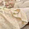 Manta de Gaze Dupla Camada de Algodão Desenho Animado Manta de Soneca Infantil Manta de Sofá de Escritório Toalha Quilt de Ar Condicionado Dia de Verão