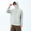 Ropa de Protección Solar de Alta Calidad para Exteriores de Verano Hombres Mujeres Pareja Chaqueta Protectora Solar Ropa Protectora Solar Fina con Sensación de Hielo Tendencia