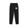 Pantalones joggers Stussy negros con estampado de dados de ocho letras, estilo nuevo transfronterizo, corte holgado, pantalones deportivos, pantalones largos, unisex