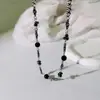 Collar Nuevo Irregular de Doble Capa para Mujer, Collar Dulce y Fresco de Chica Popular, Diseño de Nicho de Verano, Cadena de Clavícula de Alta Gama