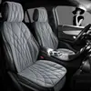Almofada de Assento de Carro Transfronteiriça, Almofada de Assento de Carro de Cobertura Total para Quatro Estações, Almofada de Assento de Carro Integrada de Couro Nappa Universal para Cinco Lugares