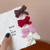 Pasador de Pelo de Punto Dulce Coreano con Lazo para Niños y Niñas 2026 Nuevo Estilo Princesa Pinza Lateral para el Pelo Tocado