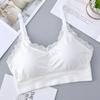Meifen sutiã sem costura com costas rendadas e busto envolvido camisola de modal cor sólida fábrica de lingerie atacado