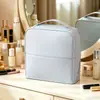 Nueva Bolsa de Maquillaje Vertical de Gran Capacidad, Alto Valor Estético, Impermeable, Bolsa de Almacenamiento Portátil, Neceser Multicompartimento para Viajes