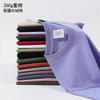 Camiseta de verano de cuello redondo de manga corta para hombre, de algodón de Xinjiang, de alta gama, 260 g, con logotipo