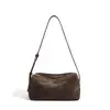 Bolso Cruzado de Diseño de Nicho Nuevo Otoño/Invierno 2026, Bolso de Mano Angulado de Cuero Genuino de Lujo Ligero, Bolso de Hombro de Gama Alta Europeo y Americano
