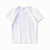 Camiseta de Manga Corta para Niños, Camiseta Base de Algodón Puro, Estilo Delgado de Verano, Lisa en Blanco, Ropa para Niños al por Mayor de Exportación Transfronteriza