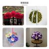 Bolas de flor reforzadas, hilo de barro, bola de flor, flor de barro, jardinería, arreglo floral de boda, espuma de esponja absorbente, bola de flor redonda