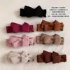 Pinza de Plátano de Gamuza Multicapa con Lazo Estilo Coreano Pinza Vertical para Cola de Caballo Pinza Retorcida para Mujer Otoño e Invierno