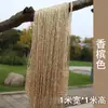 Cortinas de hilo de plata encriptado para decoración de techo de boda, arreglo de escena de noria con borlas, nudo de cortina de puerta divisoria