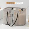 Bolsa de tocador de malla plegable, Cesta de drenaje portátil, Cesta de baño, Fitness y natación, Almacenamiento de baño de gran capacidad, Cesta de baño