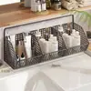 Armario con Espejo Cesta de Almacenamiento para Colgar Estante para Colgar Debajo del Baño Artefacto de Almacenamiento para Organización del Baño