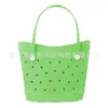 Bolso Perforado de Eva, Bolso de Playa Estilo Vacaciones Europeas y Americanas en la Costa, Bolso de Mano Ligero de Gran Capacidad, Bolso Tote con Accesorios para DIY