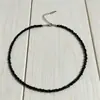 Super Fada~ Colar Feminino Estilo Ins Luxo Leve Colar de Cristal de Vidro Multifacetado Corrente de Clavícula Nicho Coreano Gargantilha Feminina