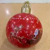 Bolas Navideñas Inflables de Venta Caliente Transfronterizas, Bolas Colgantes para Decoración Navideña, Globos Navideños, Bolas de Luz para Decoración de Césped al Aire Libre