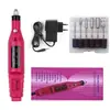 Pulidor de uñas nuevo transfronterizo eléctrico velocidad ajustable estilo pluma pulidor mini portátil removedor de uñas pulidor de uñas