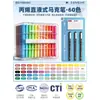 Marcadores Acrílicos Líquidos de Color Verdadero para Arte, Punta Suave, Colores Apilables, 72 Colores, Plumas de Acuarela, Plumas de Colores