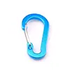 Fábrica en stock No. 5 hebillas de resorte en forma de S, hebilla de montañismo de aleación de aluminio en forma de calabaza, gancho de cuerda elástica aplanado