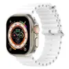 Adequado para Pulseira de Relógio de Silicone Marinho da Apple Applewatchultra Pulseira de Relógio Esportivo Tendência