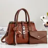 Bolso de Mano Nuevo de PU de Gama Alta Elegante para Mujer Gran Capacidad Estampado de Grano de Piedra Diseño de Gama Alta Bolso Cruzado Venta al por Mayor