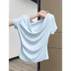 Roupa de dança feminina com decote de um ombro, top de dança moderna de manga curta, novo traje de treino para adultos, traje básico de treino de dança clássica