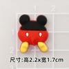 Ratón de Pie Minnie Grande y Pequeño Decoración de Dibujos Animados DIY Accesorios Funda de Teléfono Móvil Parche Agujero Zapato Chancla Hebilla Pegatina
