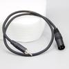 Cable de Audio de 3.5mm a XLR Macho-Hembra para Tarjeta de Sonido Mezcladora Micrófono de Computadora, Cable de Audio XLR Pequeño de Tres Núcleos, Alambre de Cobre Puro