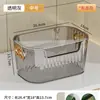 Caja de Almacenamiento de Escritorio Cosméticos Cuidado de la Piel Snacks Mesa de Centro Acabado Marco de Almacenamiento Rectangular Caja de Acrílico Transparente