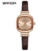 Relógio de Quartzo SANDA AliExpress Explosivo Feminino de Quartzo Quadrado com Diamantes Compacto Casual Moda Versátil