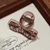 Presilha Pequena para Cabelo com Textura Brilhante de PC em Formato de Laço para Mulheres, Alta Elasticidade, Antiderrapante, Não Danifica o Cabelo, Acessório de Cabelo Versátil para Penteados, Presilha Tubarão
