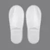 Pantuflas desechables hotel hotel casa de huéspedes hotel antideslizantes no tejidas máquina para fabricantes ultrasónicos al por mayor personalizado