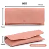 Funda Blanda de Cuero con Logo Rosa Estuche Hecho a Mano para Gafas Set de Caja de Regalo Caja de Almacenamiento Portátil a Presión para Gafas de Sol