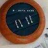Pendientes pequeños de circonita con forma de gota de agua de diamante, elegantes, exquisitos, pequeños y combinables para mujer