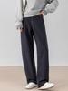 Calça Jeans Xinge Cor Original Foice Casual Feminina Outono Malha Imitação Jeans Calça Banana Caimento Scimitar Calça Wide Leg