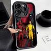 Adecuado para Deadpool Escalera Manzana 16 Funda para Teléfono Móvil 15Promax Marca de Moda Dibujo Animado Ojo del Cielo Iphone13/11