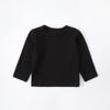 Recém-nascido Outono 2025 Novo Estilo Coreano Bebê Infantil Camisetas de Gola Redonda Crianças Pequenas Mais Fáceis de Combinar Camisetas Básicas Lisas Tendência