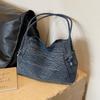 Bolso de mezclilla para mujer, de gran capacidad, nuevo bolso de hombro combinable de verano 2024, bolso de mano de alta calidad para ir al trabajo.