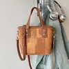 Bolsa Estilo Luxo Leve para Mulheres 2026 Verão Nova Vintage Cor Sólida Bolsa de Mão Versátil Bolsa Saco Casual