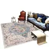 Tapete para Sala de Estar Estilo Persa Retrô Cobertor para Sofá Mesa de Centro Veludo Cristal Resistente ao Desgaste Antiderrapante Tapete de Chão Decoração Cobertura Completa Dropshipping Disponível