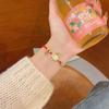 Pulsera Nueva Marca Fu Conejo de Jade Chino para Mujer Temperamento Retro Pulsera de Alta Gama Joker Viento ins Rojo de Internet Cuerda de Mano al por Mayor
