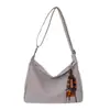 Bolso de Hombro Pequeño a Cuadros de Gran Capacidad para Estudiantes Hombres y Mujeres, Mochila Casual Estilo Japonés, Bolso de Mano y Bolso Cruzado de Moda