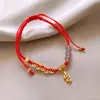 Pulseira Pingente Cavalo com Contas de Ágata para o Ano do Cavalo, Pulseira Versátil Estilo Chinês Retro Novo, Acessório de Mão Exquisito de Alta Qualidade para Mulheres