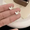 Brincos de agulha de prata 925 para barracas de rua e feiras noturnas, moda coreana feminina, itens populares de transmissões ao vivo de influenciadores, brincos de luxo leve atacado